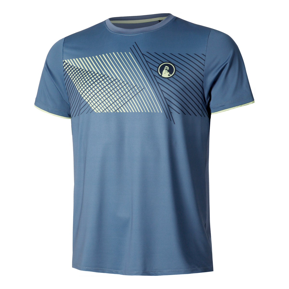Quiet Please Perspectives Receiver T-shirt Herrer-Blå