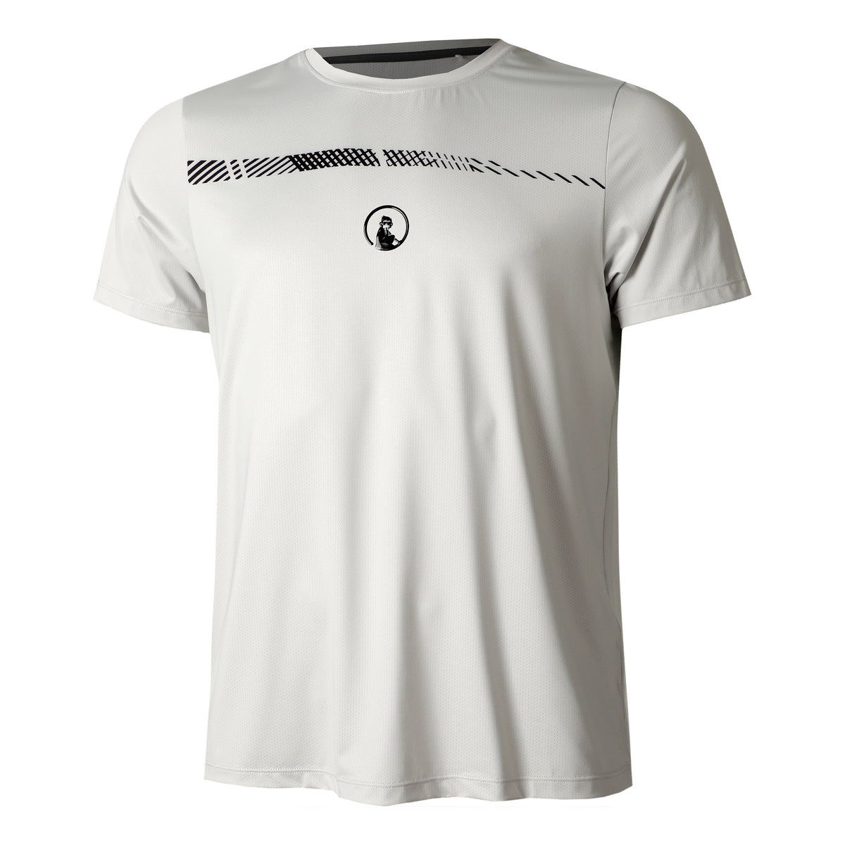 Quiet Please Sparkle Receiver T-shirt Herrer-Lysegrå
