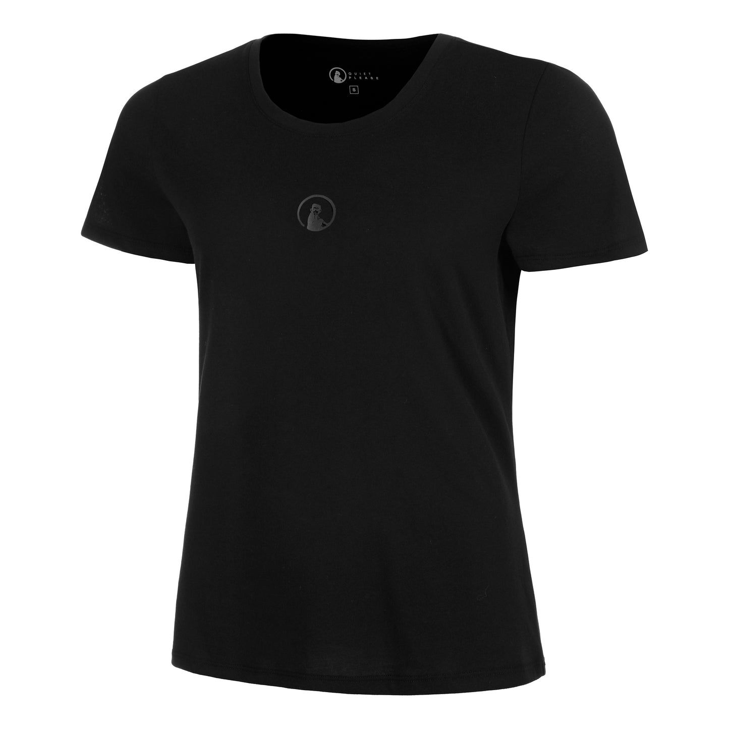 Quiet Please Tonal Core T-shirt Damer-Sort