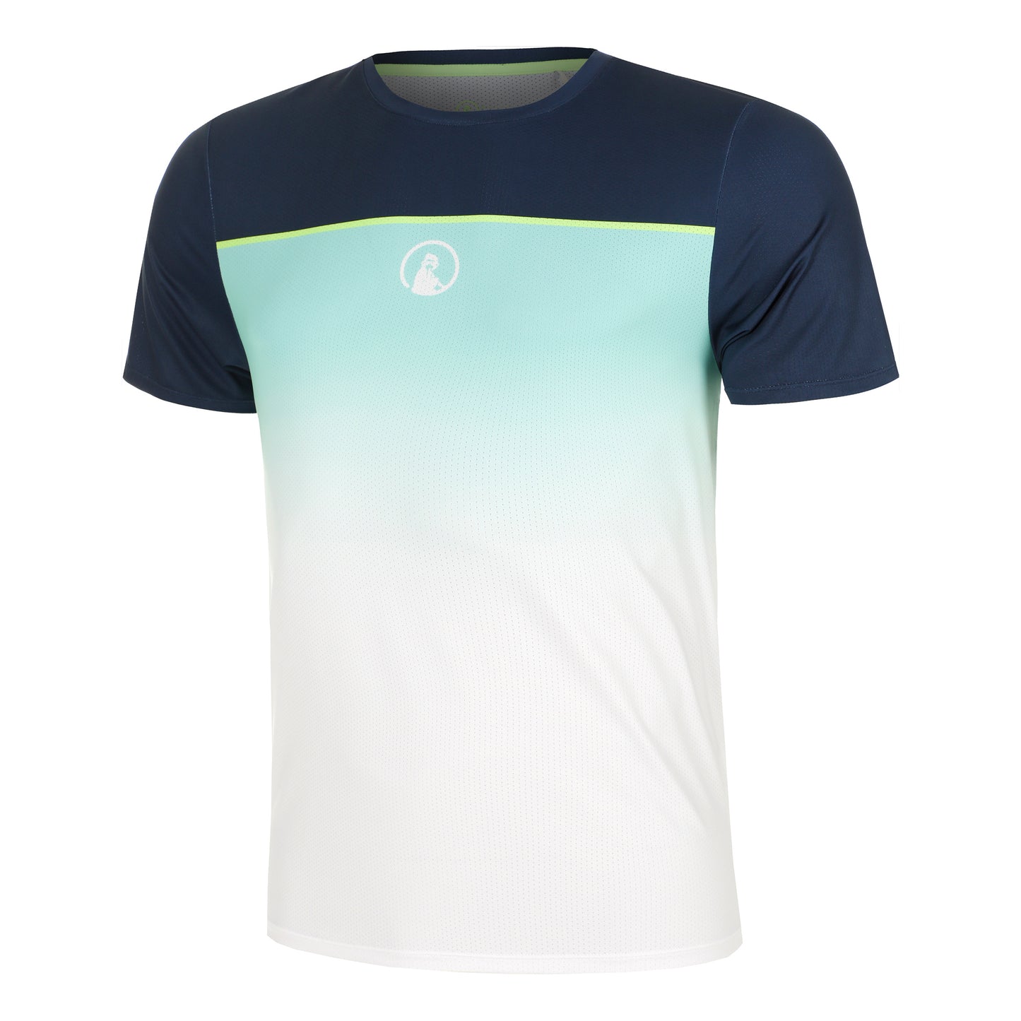 Quiet Please Wild Receiver Faded T-shirt Herrer-Mørkeblå,Flerfarvet