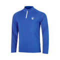 Crushig Serve 1/4 Zip Shirt, langærmet Drenge - blå, hvid