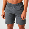 Ace Sports 8 Inch Shorts Herrer-mørkegrå, hvid