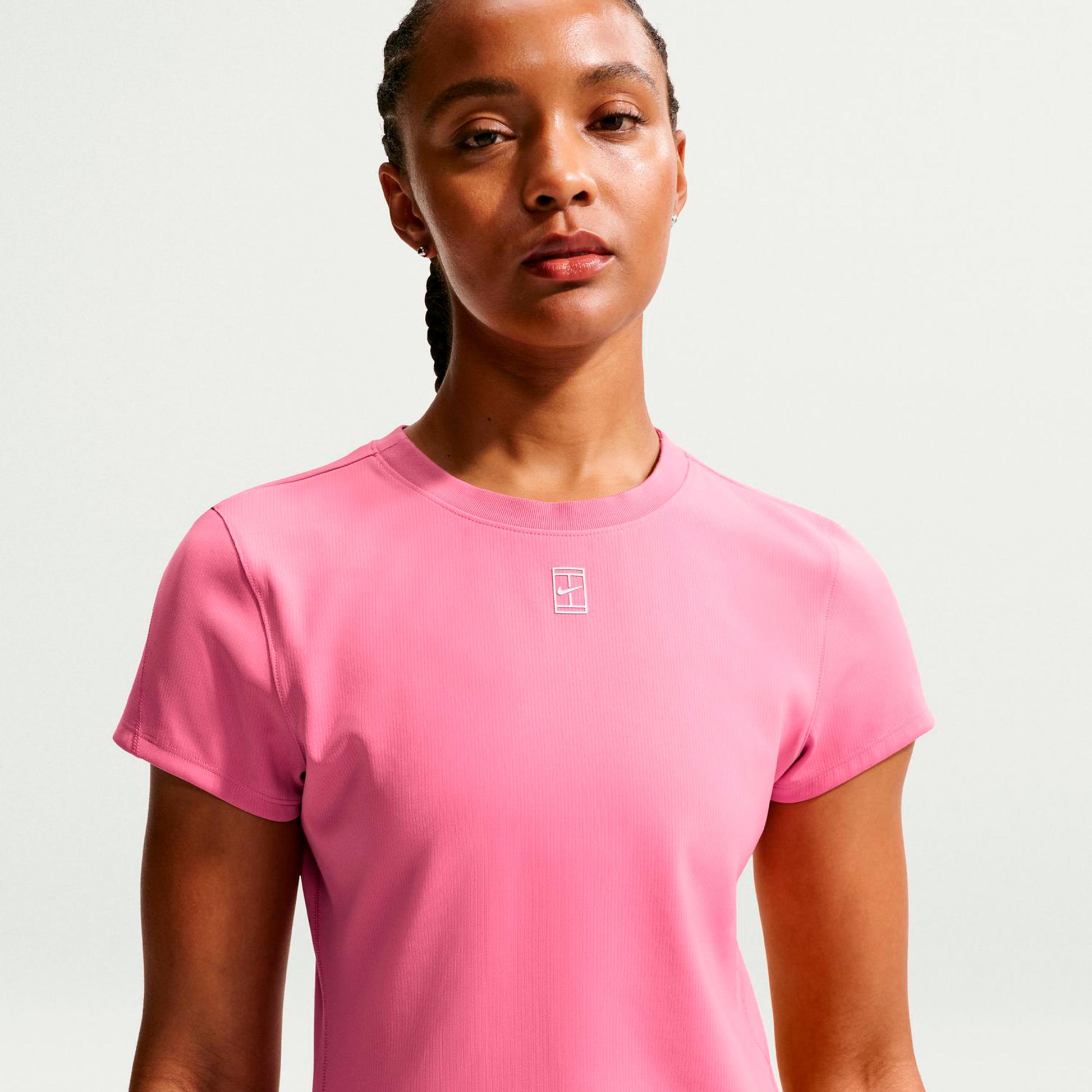 Nike Court Dri-FIT Advantage T-shirt Damer - lyserød