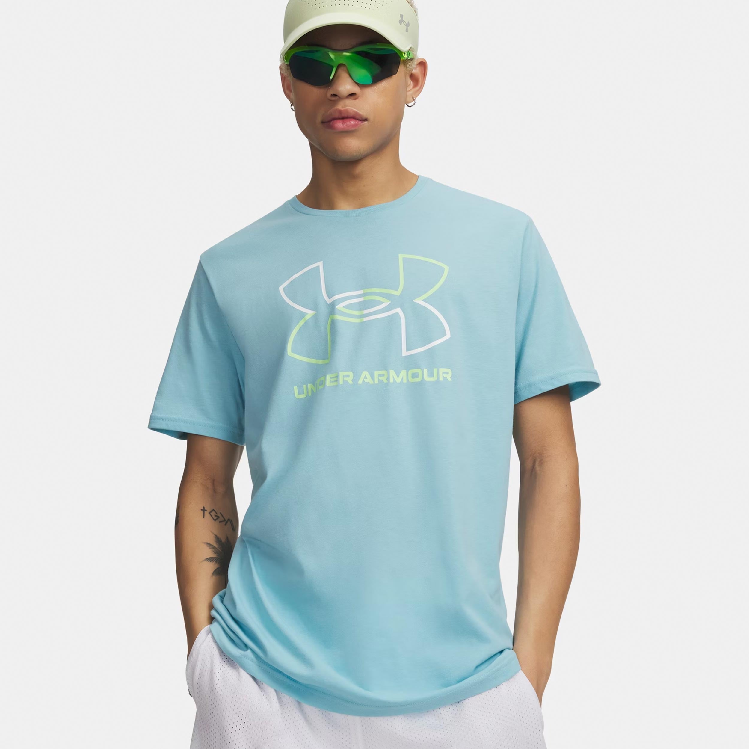 Under Armour Foundation Update T-shirt Herrer-blå, hvid
