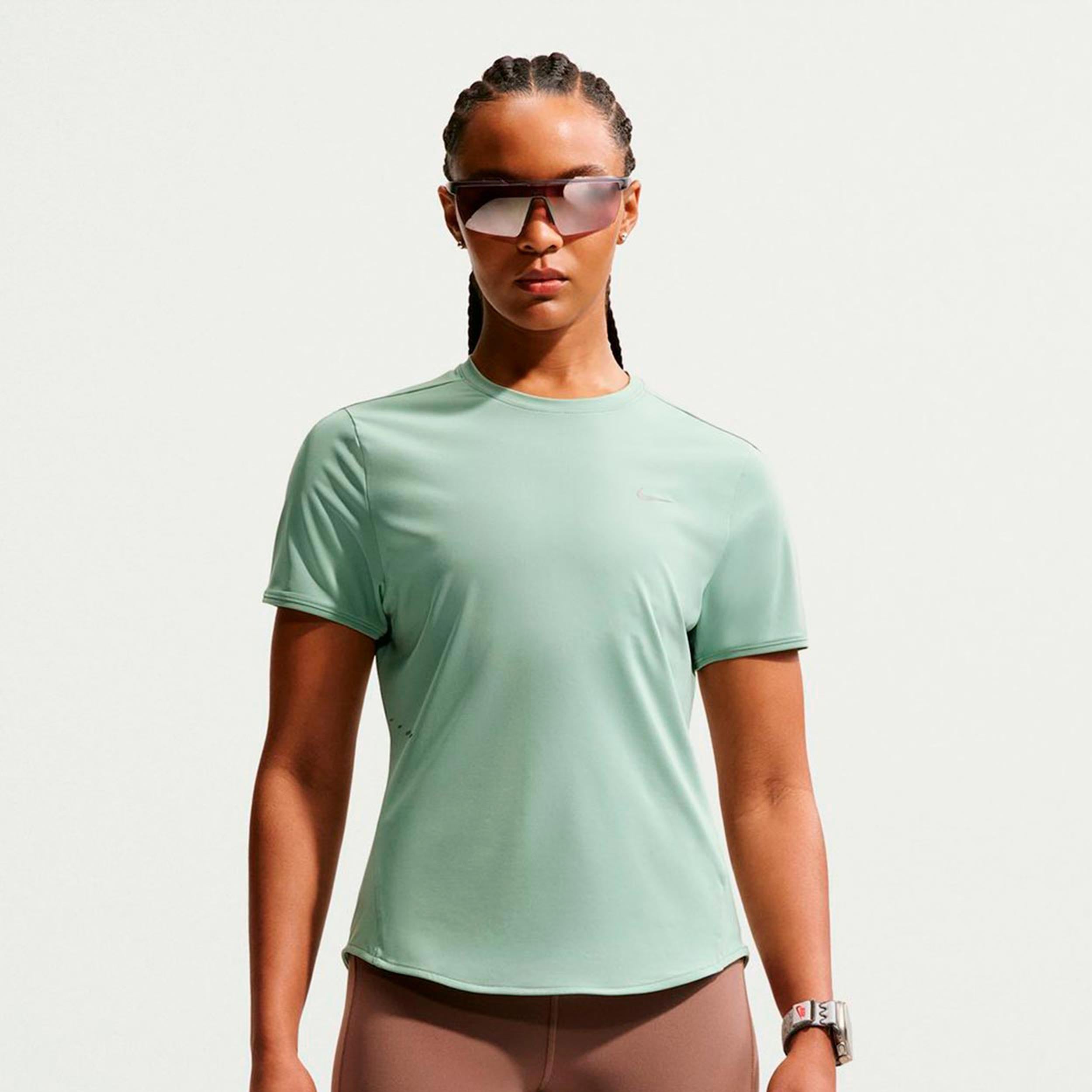 Nike Swift Løbetrøje Damer - lysegrøn, sølv