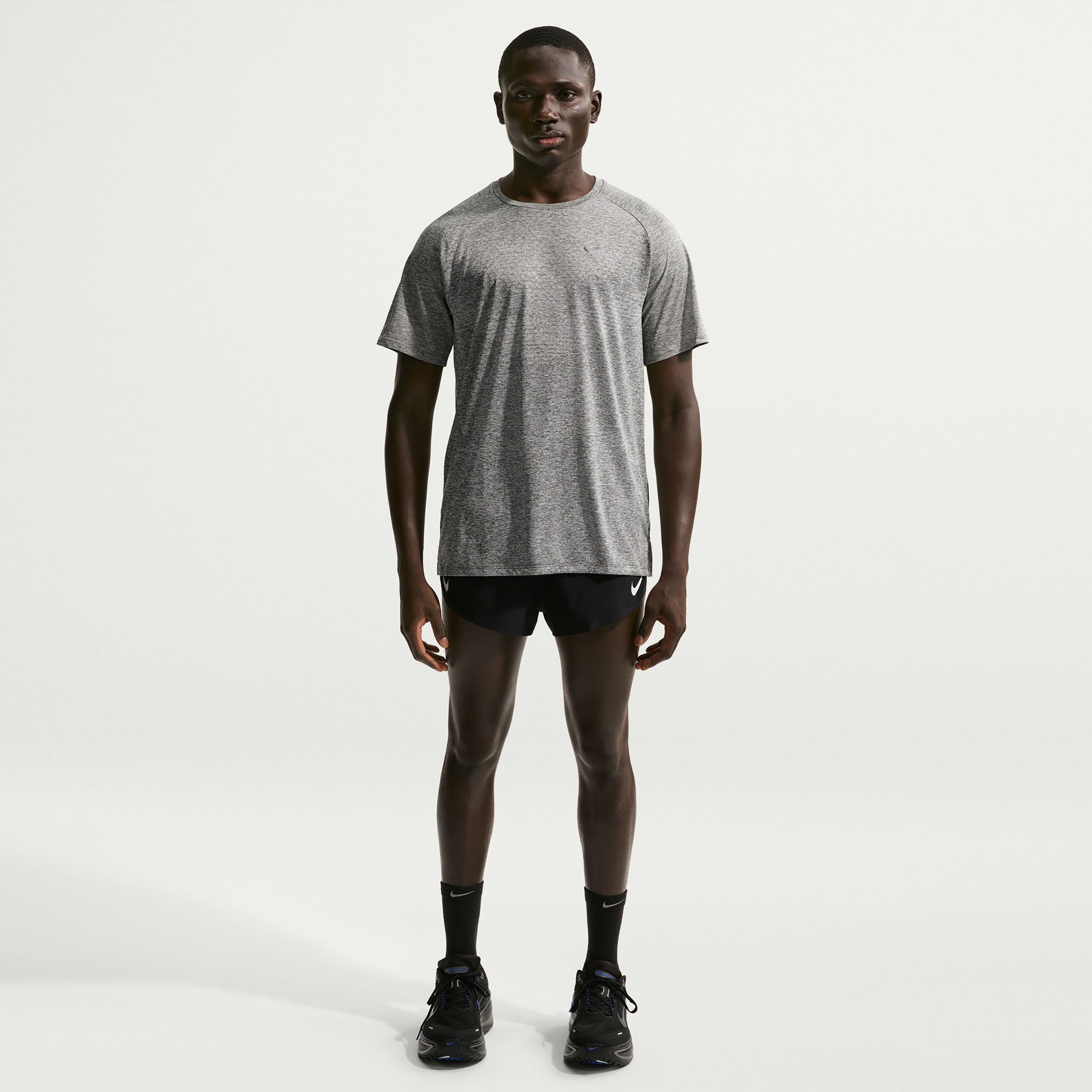 Nike Stride  Løbetrøje Herrer - grå, sølv
