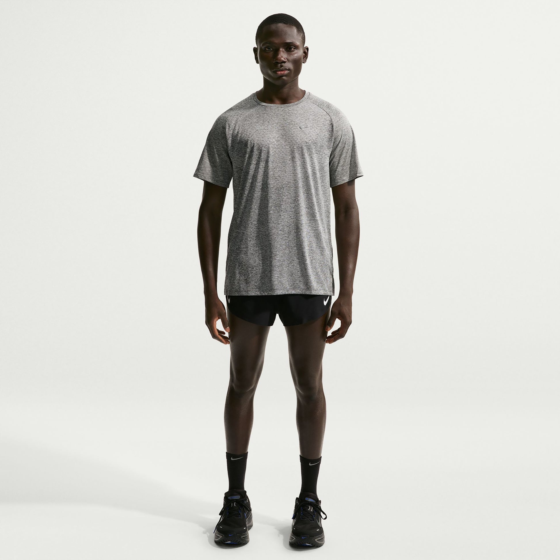 Nike Stride  Løbetrøje Herrer - grå, sølv