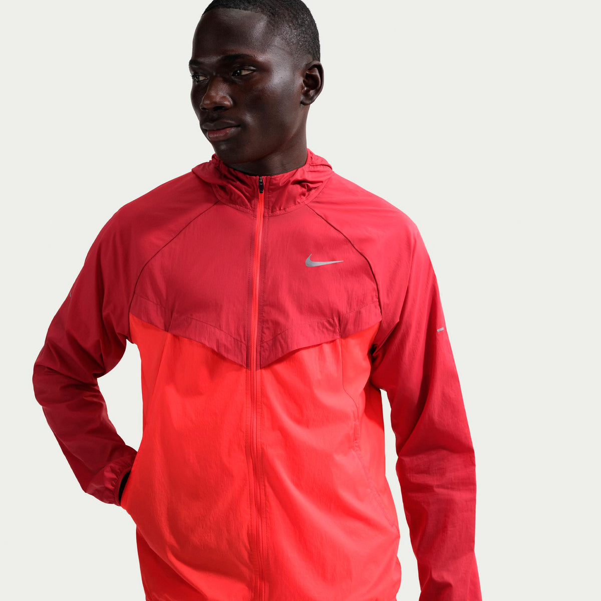 Nike Stride Løbejakke Herrer - rød, lyserød