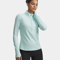 Launch Pro Half Zip  Løbetrøje Damer-mint, sølv
