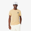 T-shirt & Cap Herrer - beige, hvid