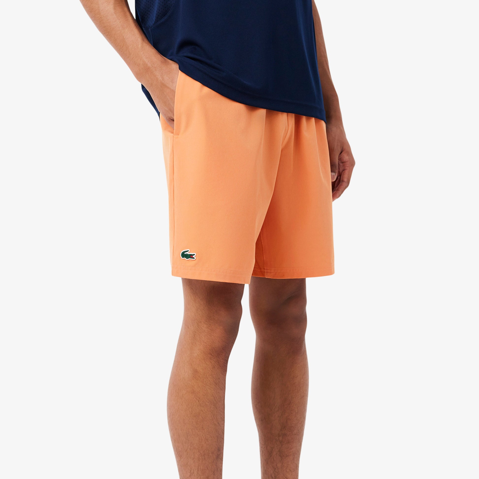 Lacoste Djokovic Shorts Herrer - orange, hvid