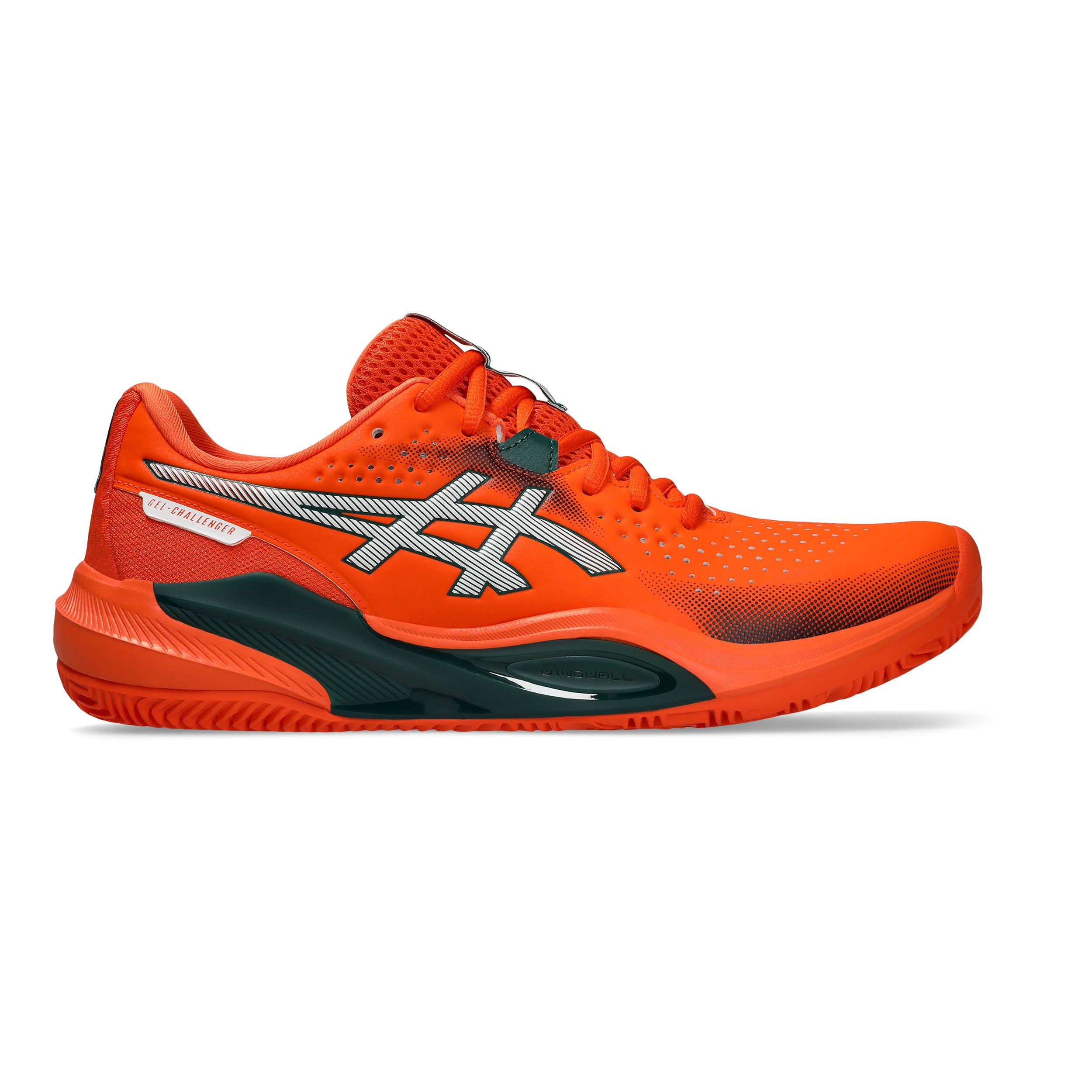 ASICS Gel-Challenger 15 Padelsko Herrer - neonorange, sølv
