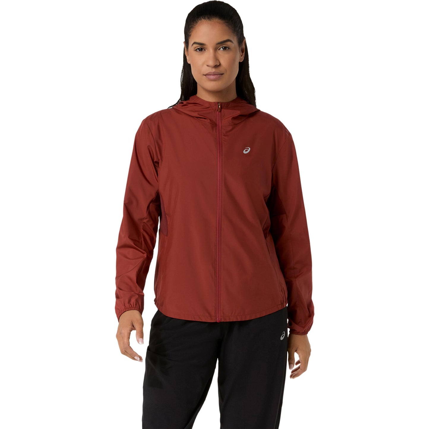 ASICS Core  Løbejakke Damer - mørkerød