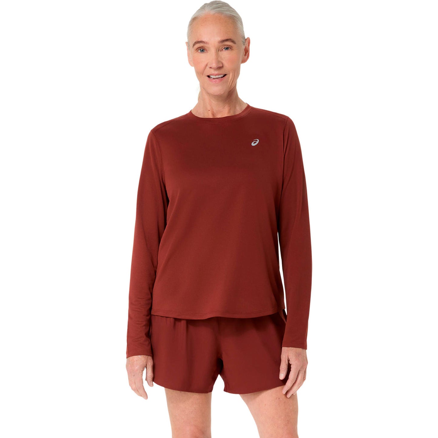 ASICS Core  Løbetrøje Damer - mørkerød