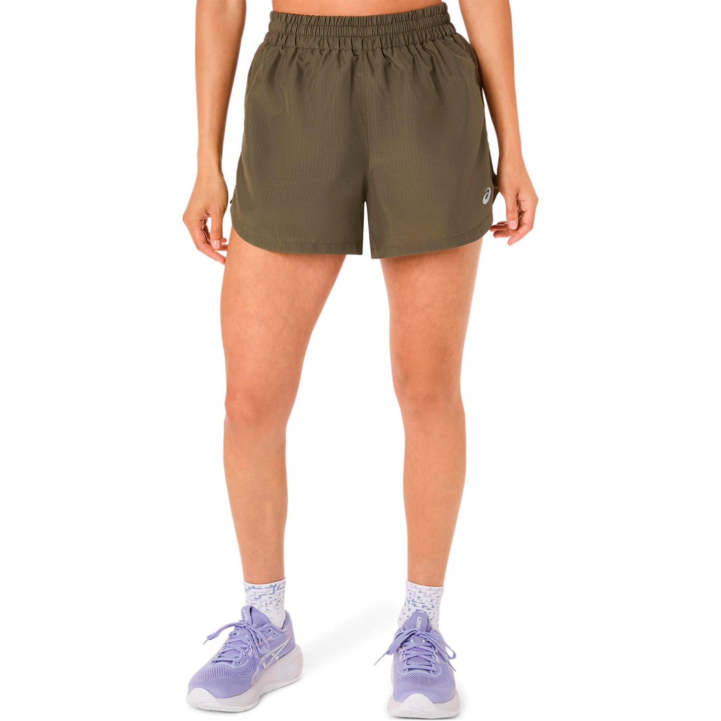 ASICS Nagino 4in Run Løbeshorts Damer-grøn