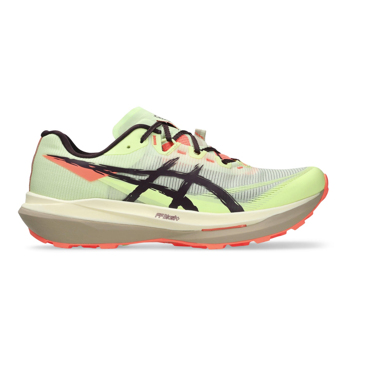 ASICS FUJISPEED 4 Trailsko Unisex - neongul, lilla