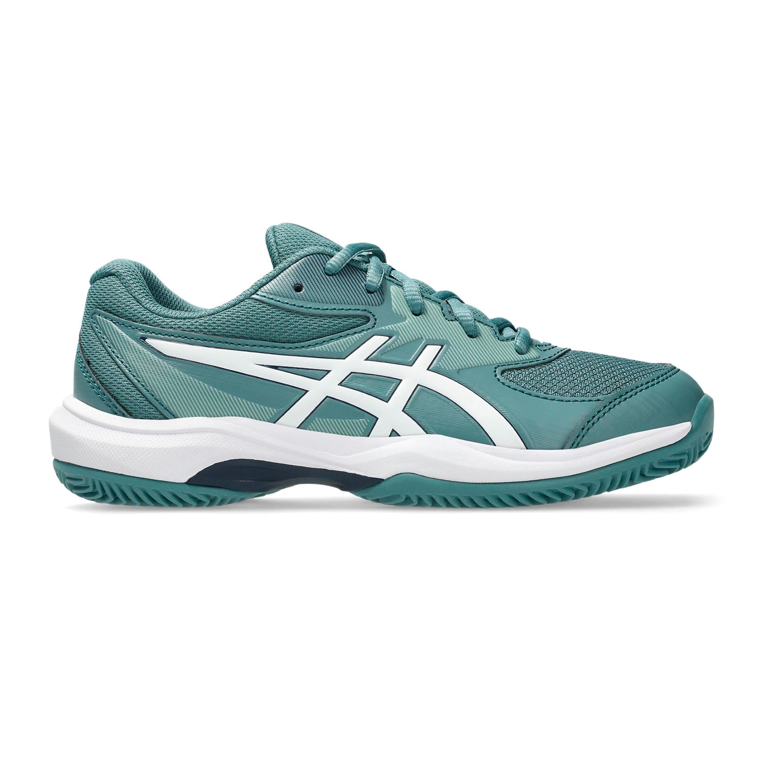 ASICS Gel-Game Gs/OC Grusbanesko Børn - petrol, hvid