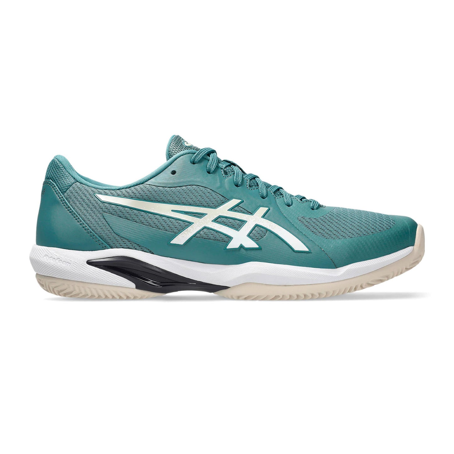 ASICS Solution Swift FF 2 Grusbanesko Herrer - petrol, creme