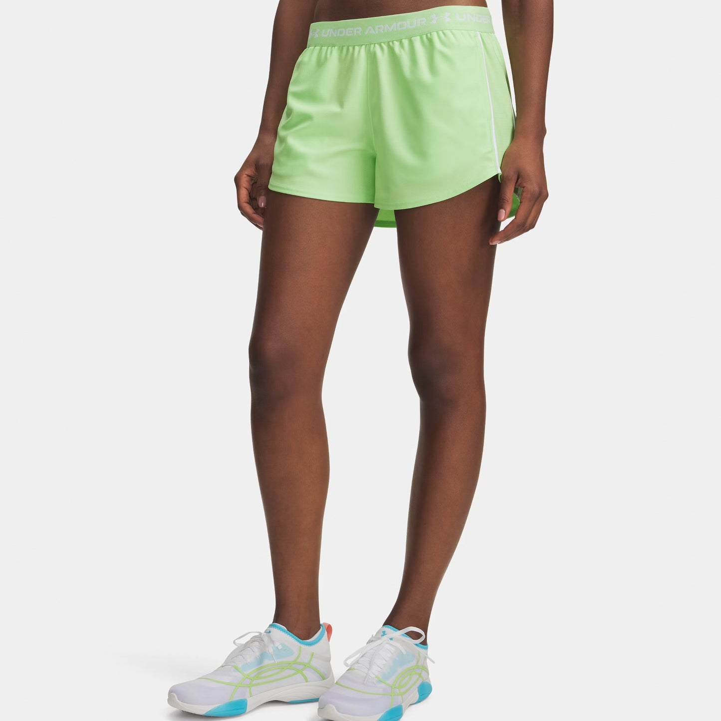 Under Armour Tech Play Up Shorts Damer-grøn, mørkegrøn