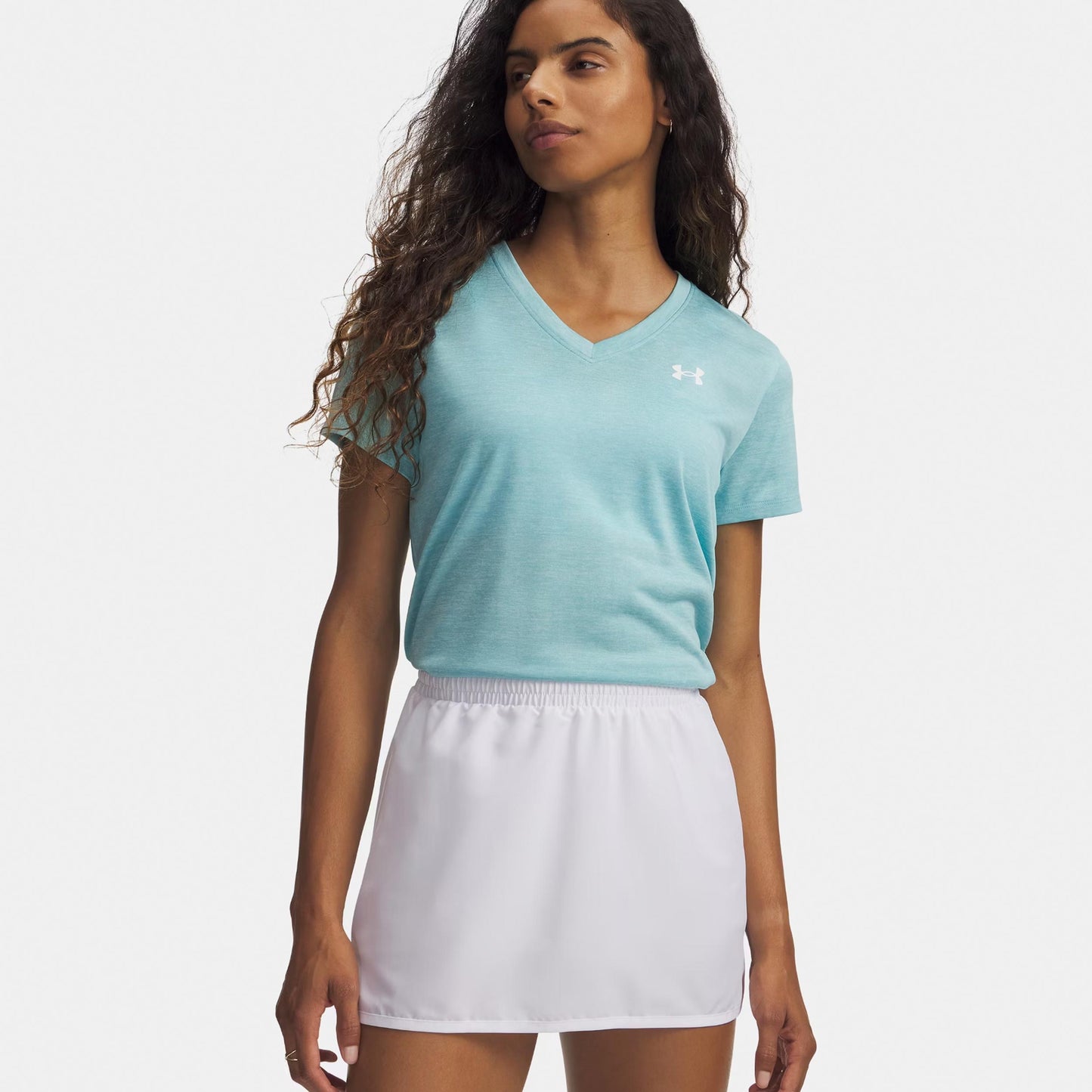 Under Armour Tech Twist T-shirt Damer-blå, hvid