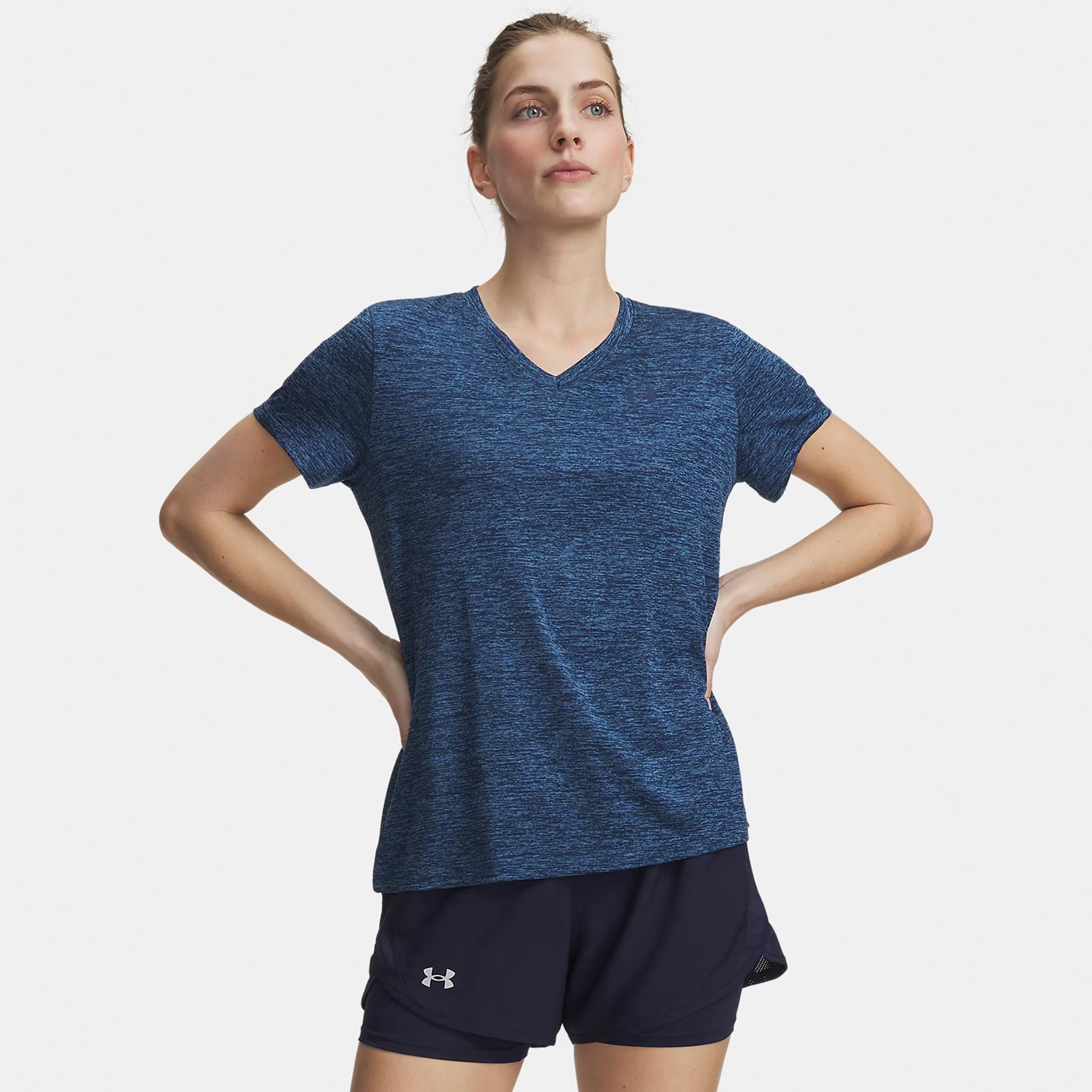 Under Armour Tech Twist T-shirt Damer - blå, natblå