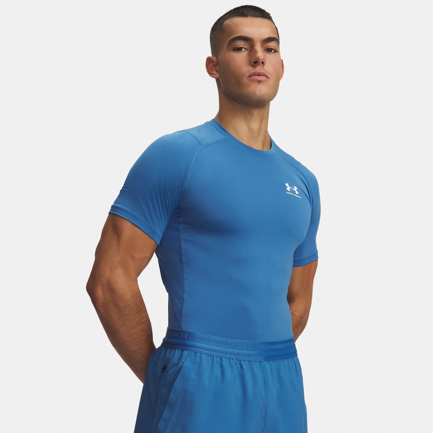 Under Armour Heatgear Comp T-shirt Herrer - blå