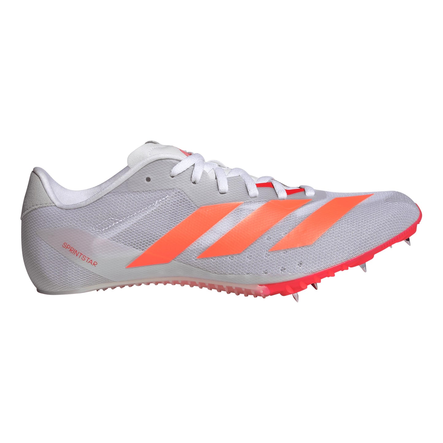 adidas Sprintstar Spikes Unisex - hvid, rød