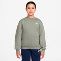 Club Fleece Sweatshirt Børn - grågrøn