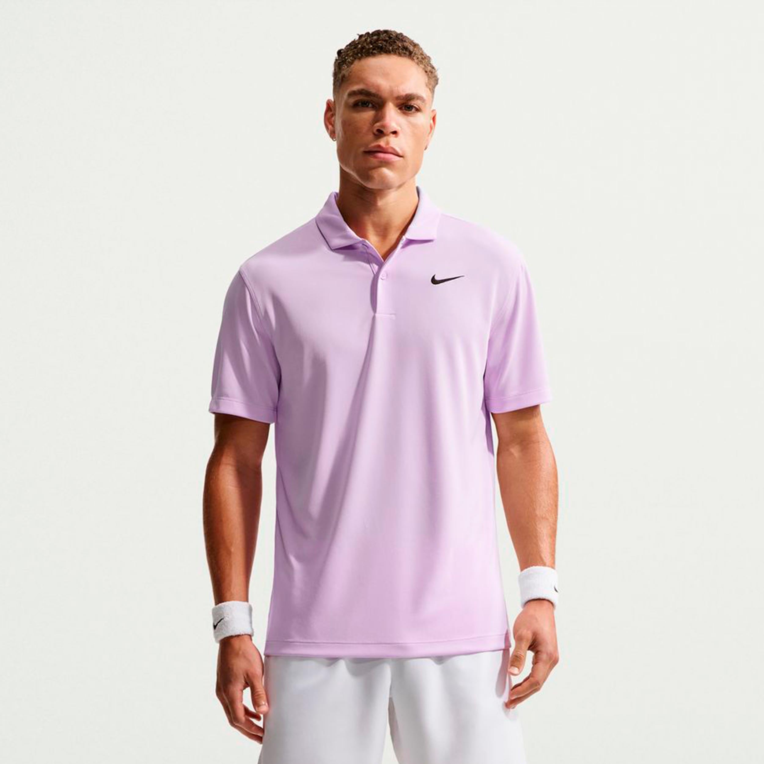 Nike Dri-Fit Victory Court Solid Polo Herrer - syren, sort