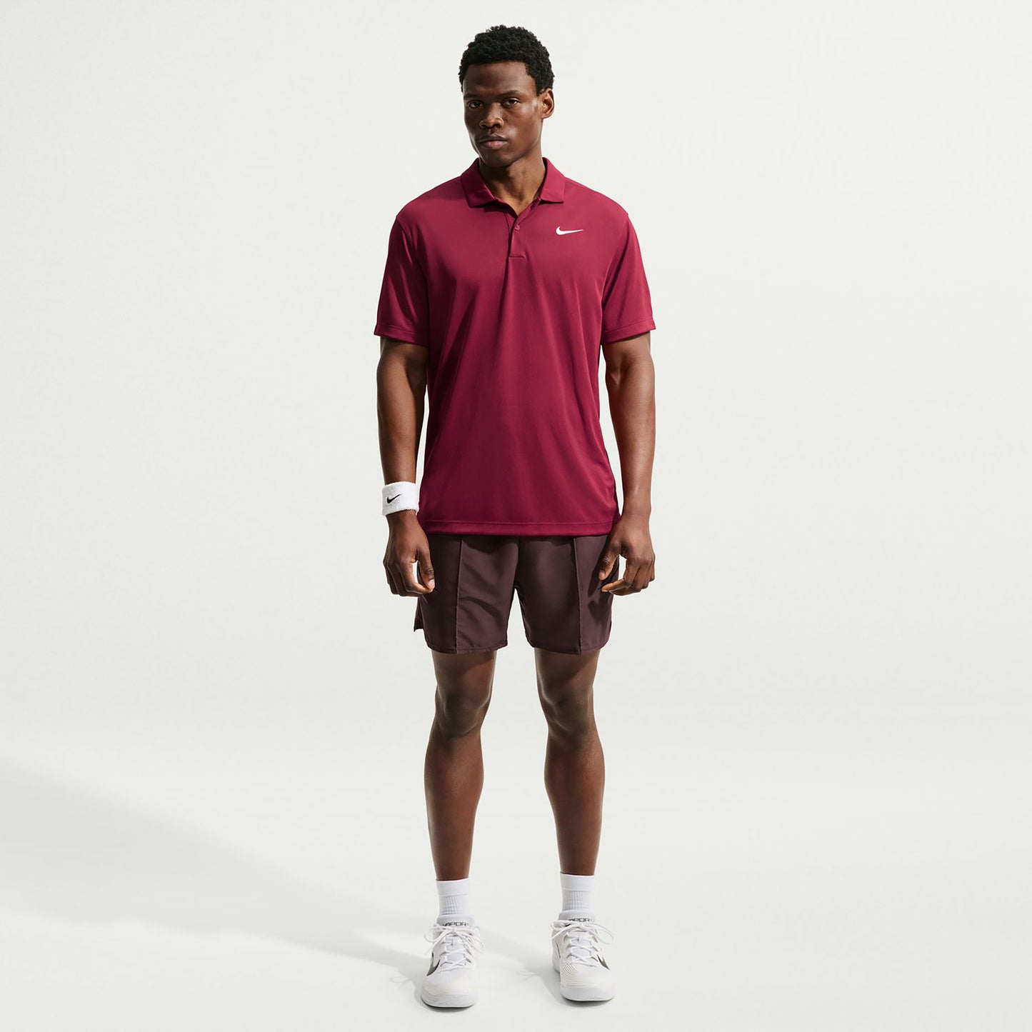 Nike Dri-Fit Victory Court Solid Polo Herrer - vinrød