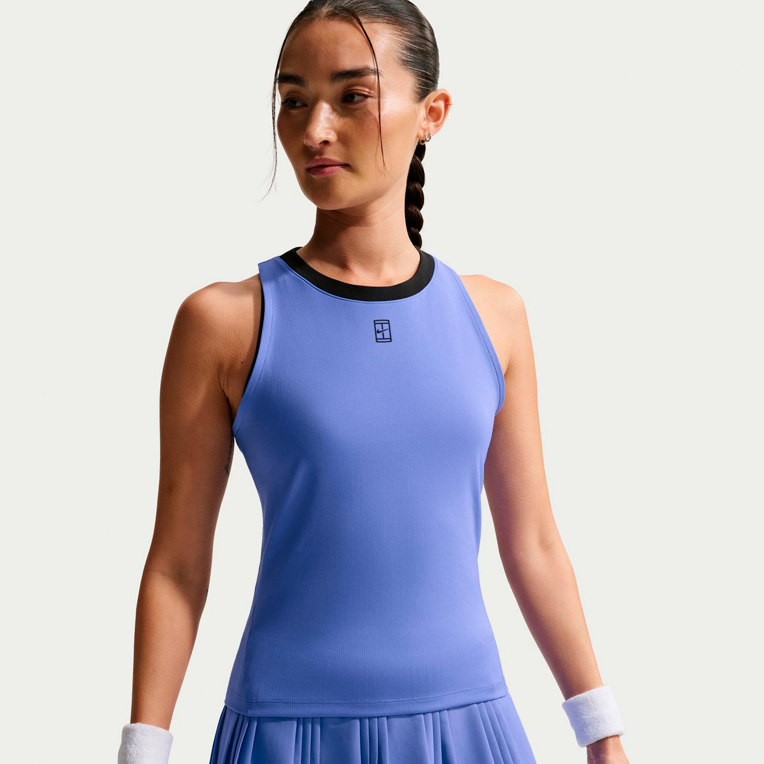 Nike Court Dri-FIT Advantage Tanktop Damer-blå