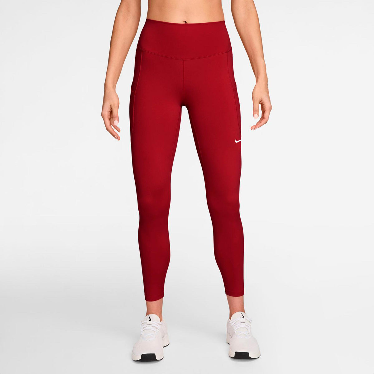 Nike Dri-FIT One High Rise 7/8 Stramme løbebukser Damer - rød