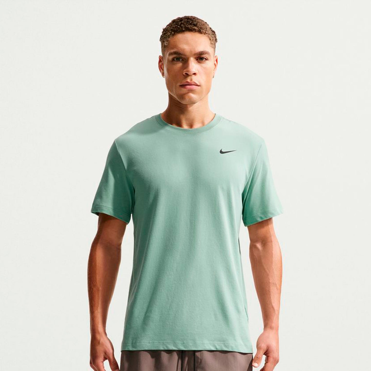 Nike Dri-Fit  T-shirt Herrer - grågrøn, sort