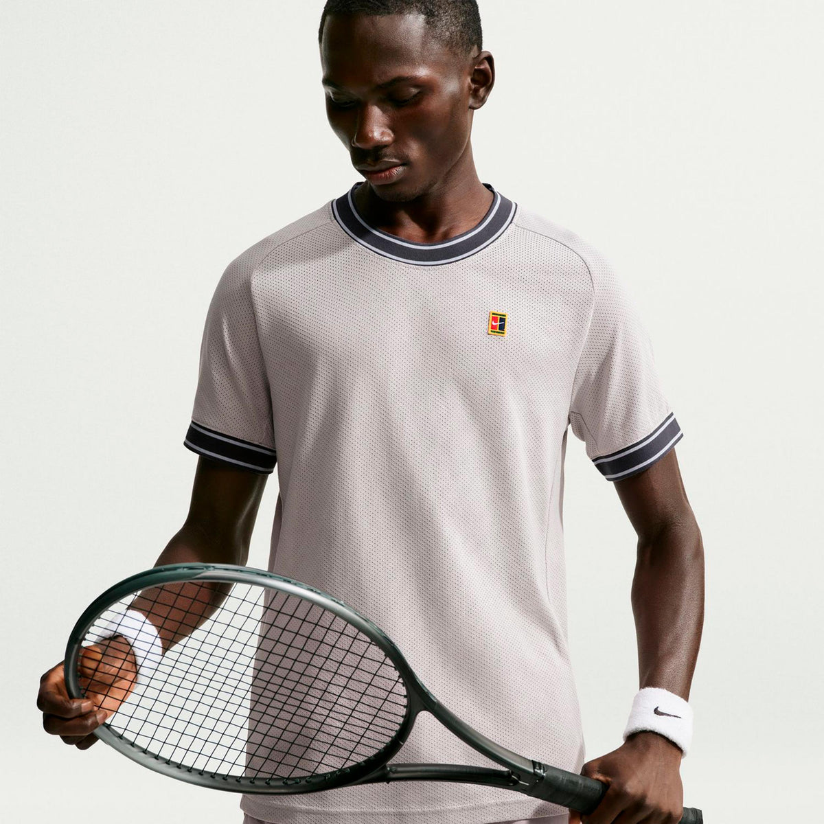 Nike Court Heritage T-shirt Herrer - grå, syren