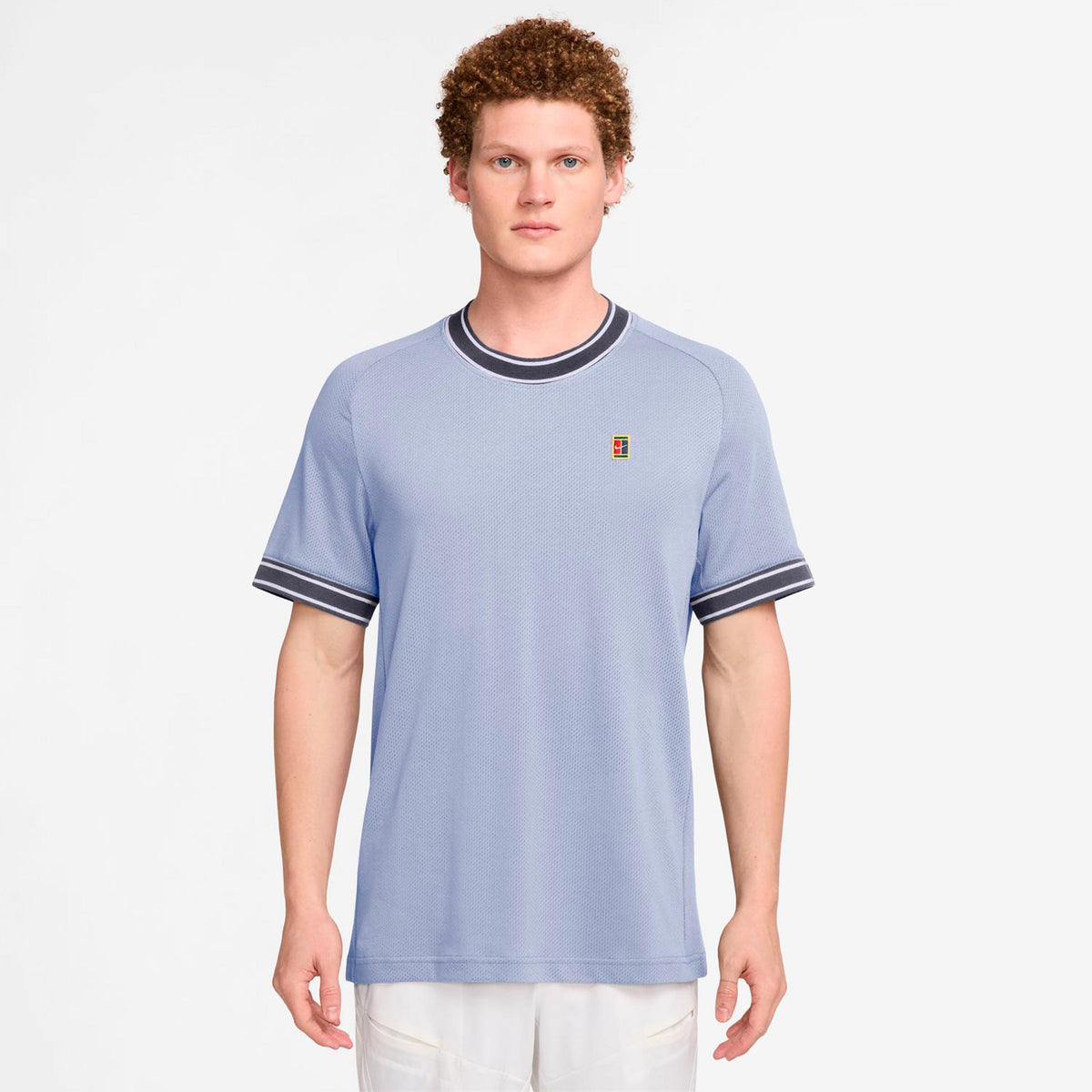 Nike Court Heritage T-shirt Herrer - blå-grå