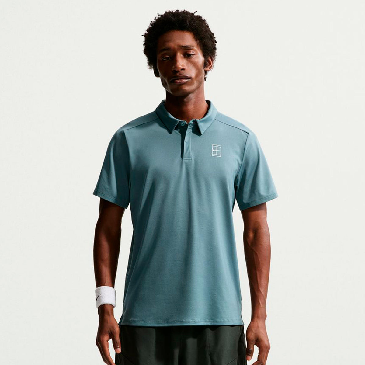 Nike Jannik Sinner Court Dri-FIT Advantage Polo Herrer - blå-grå