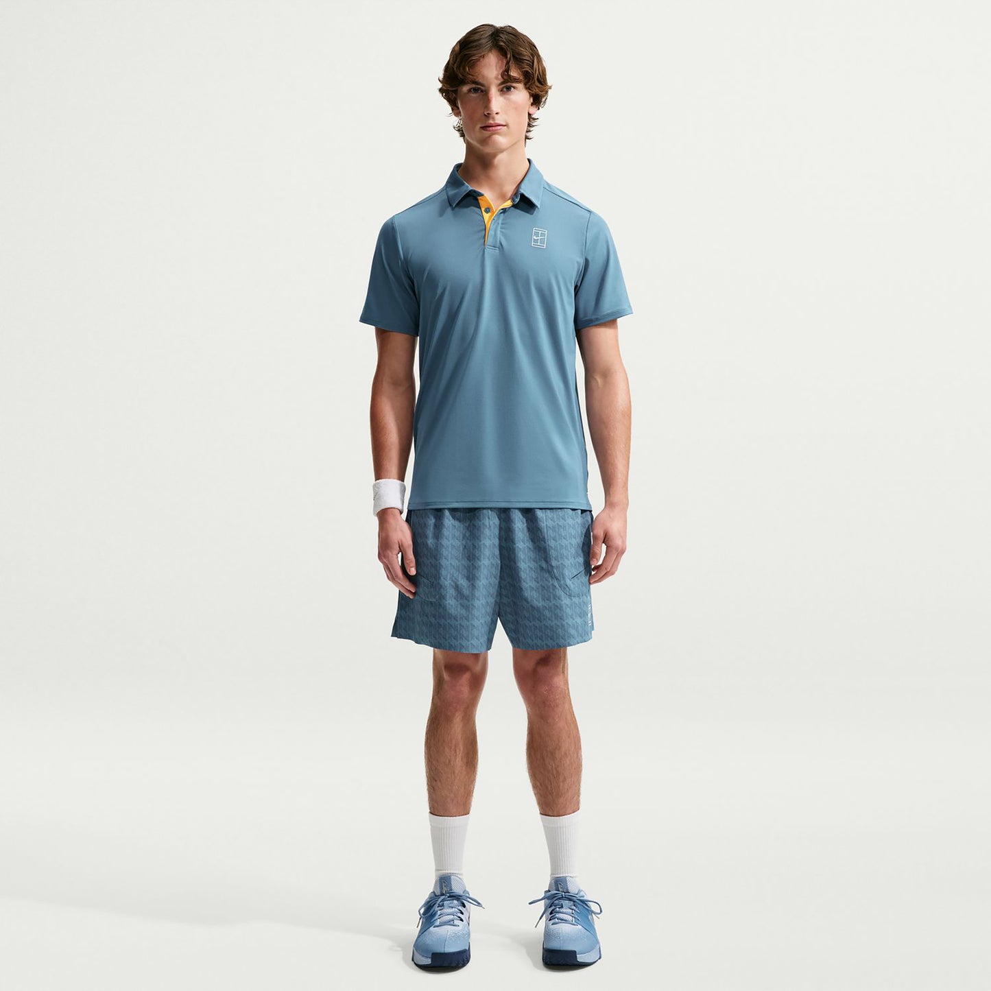 Nike Court Dri-FIT Advantage Polo Herrer - petrol