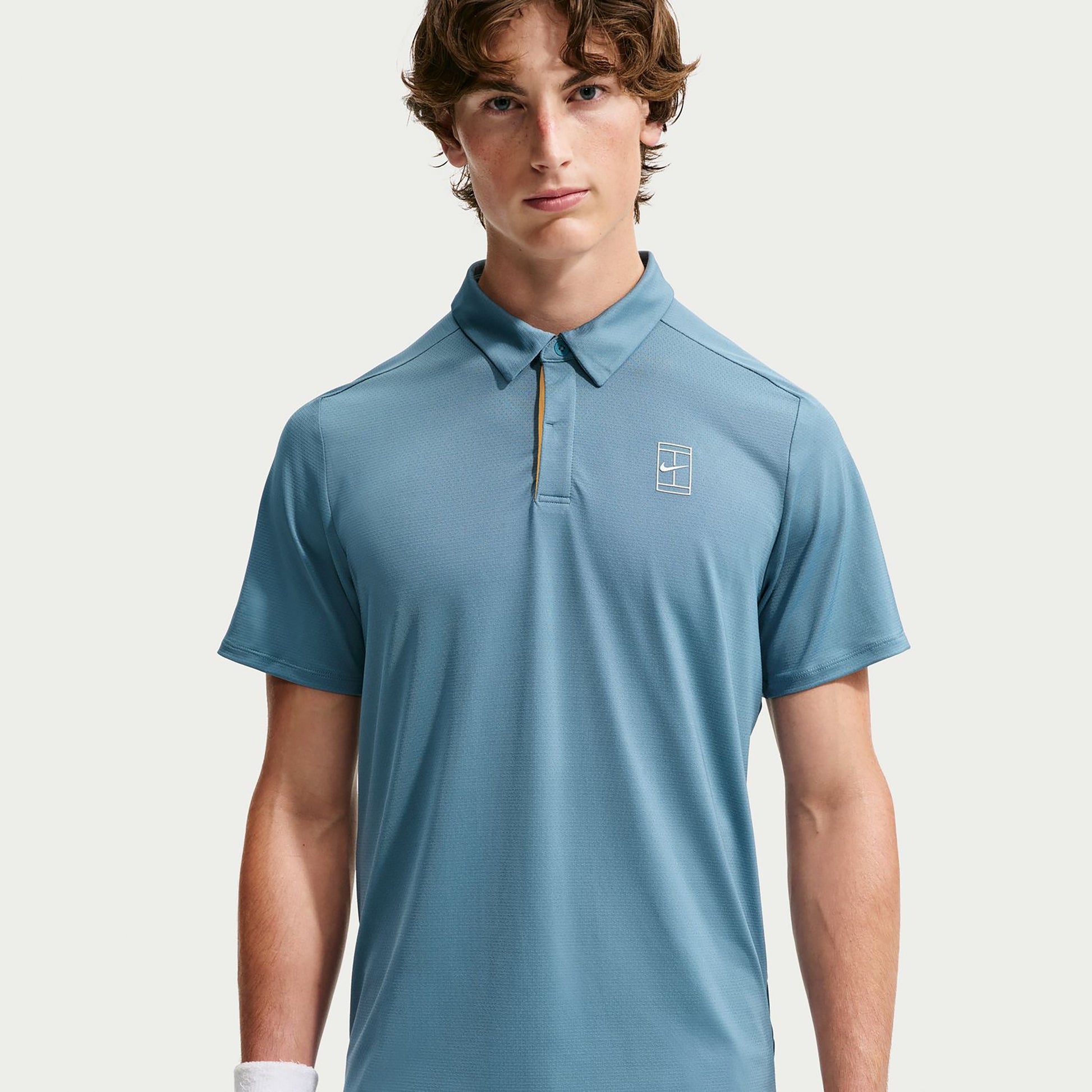Nike Court Dri-FIT Advantage Polo Herrer - petrol