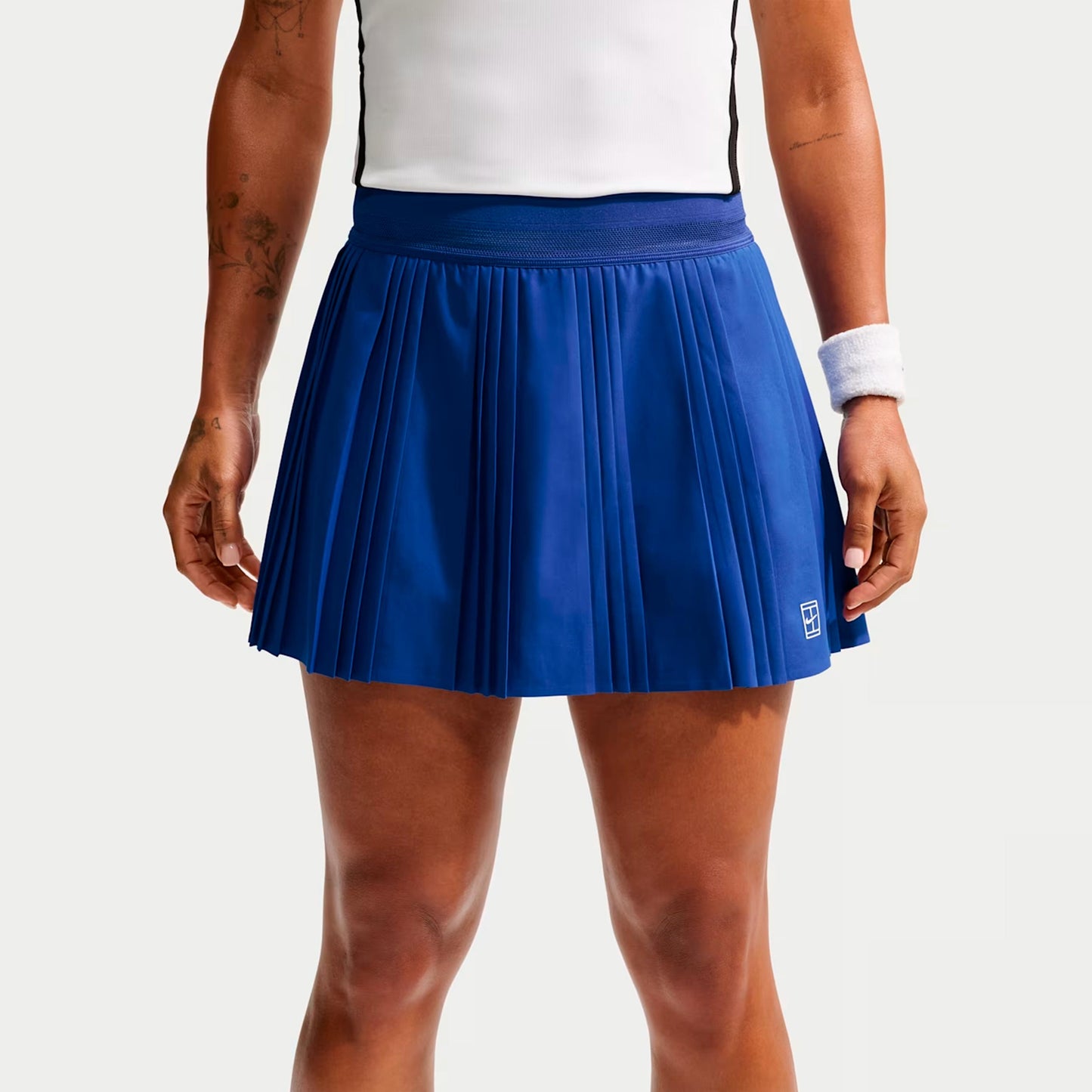 Nike Court Dri-FIT Advantage Ace Nederdel Damer - blå, hvid