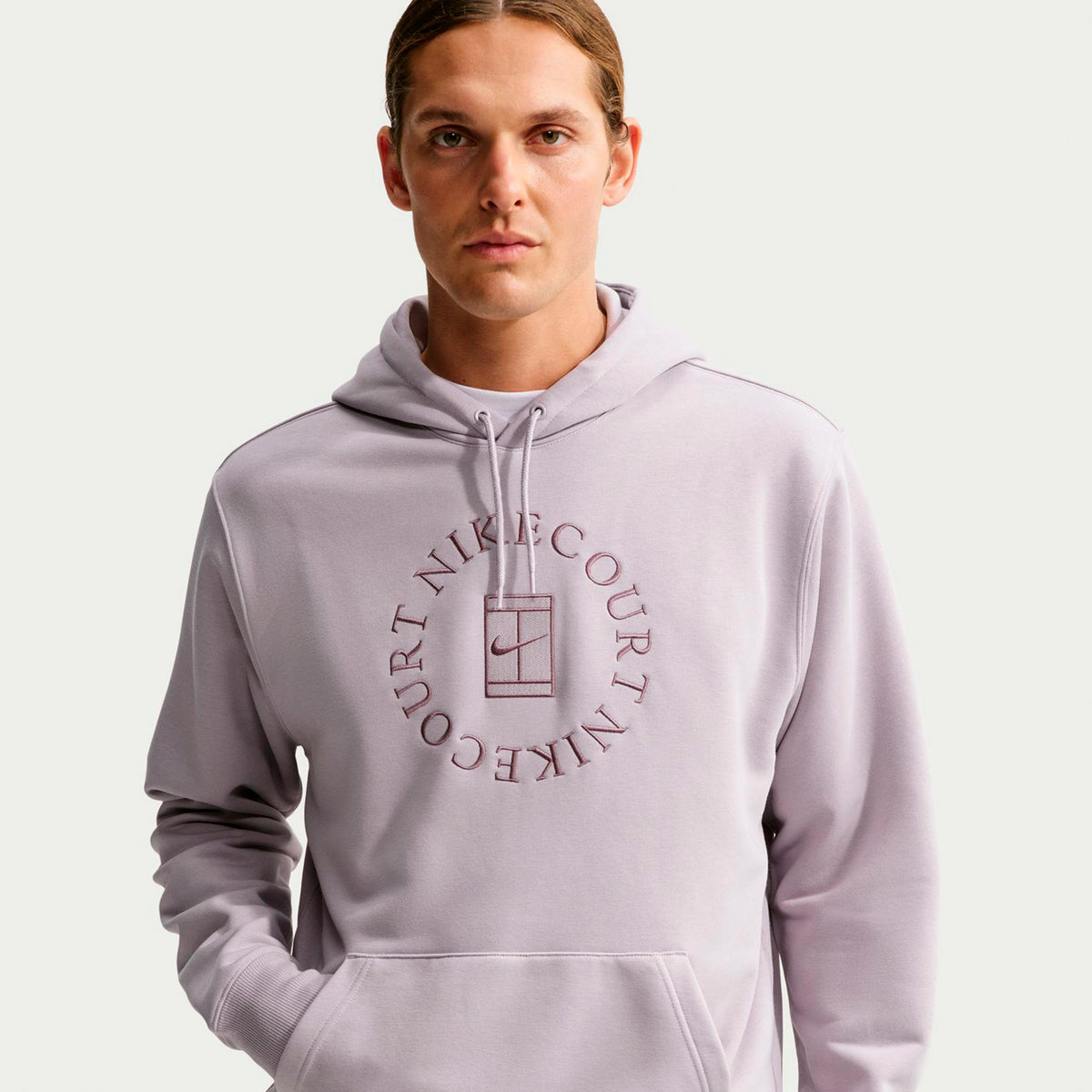 Nike Court Dri-Fit Heritage Hættetrøje Herrer - syren