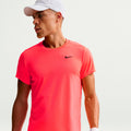 Court Victory Dry T-shirt Herrer - koral, sort