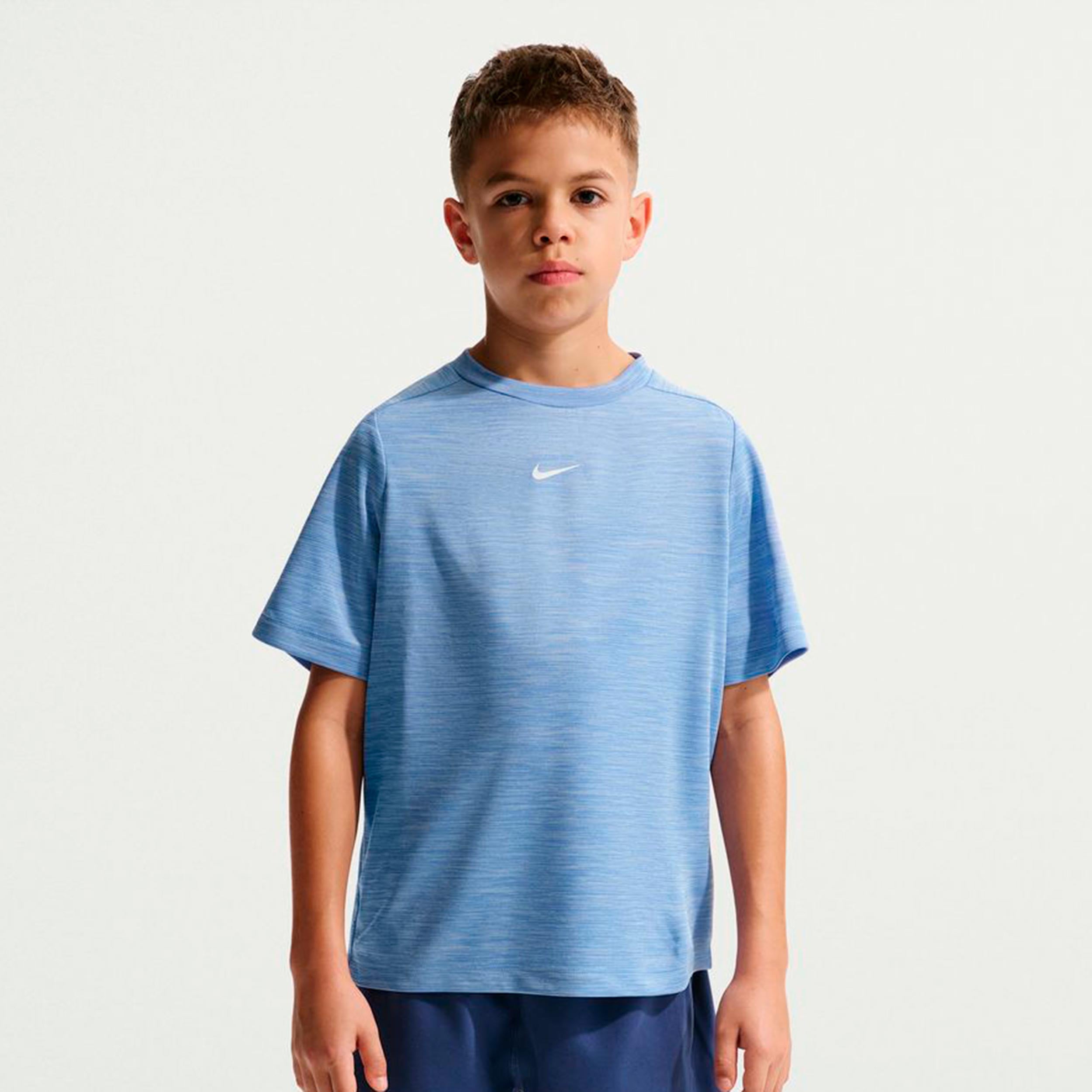 Nike Dri-FIT Multi Heather T-shirt Børn - blå, lyseblå