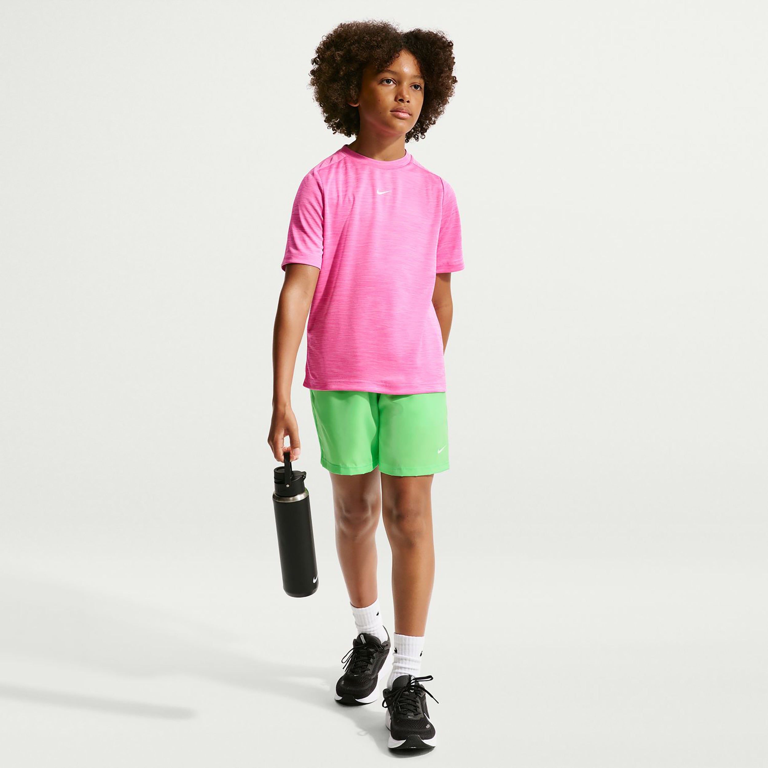 Nike Dri-FIT Multi Heather T-shirt Børn - pink, lyserød