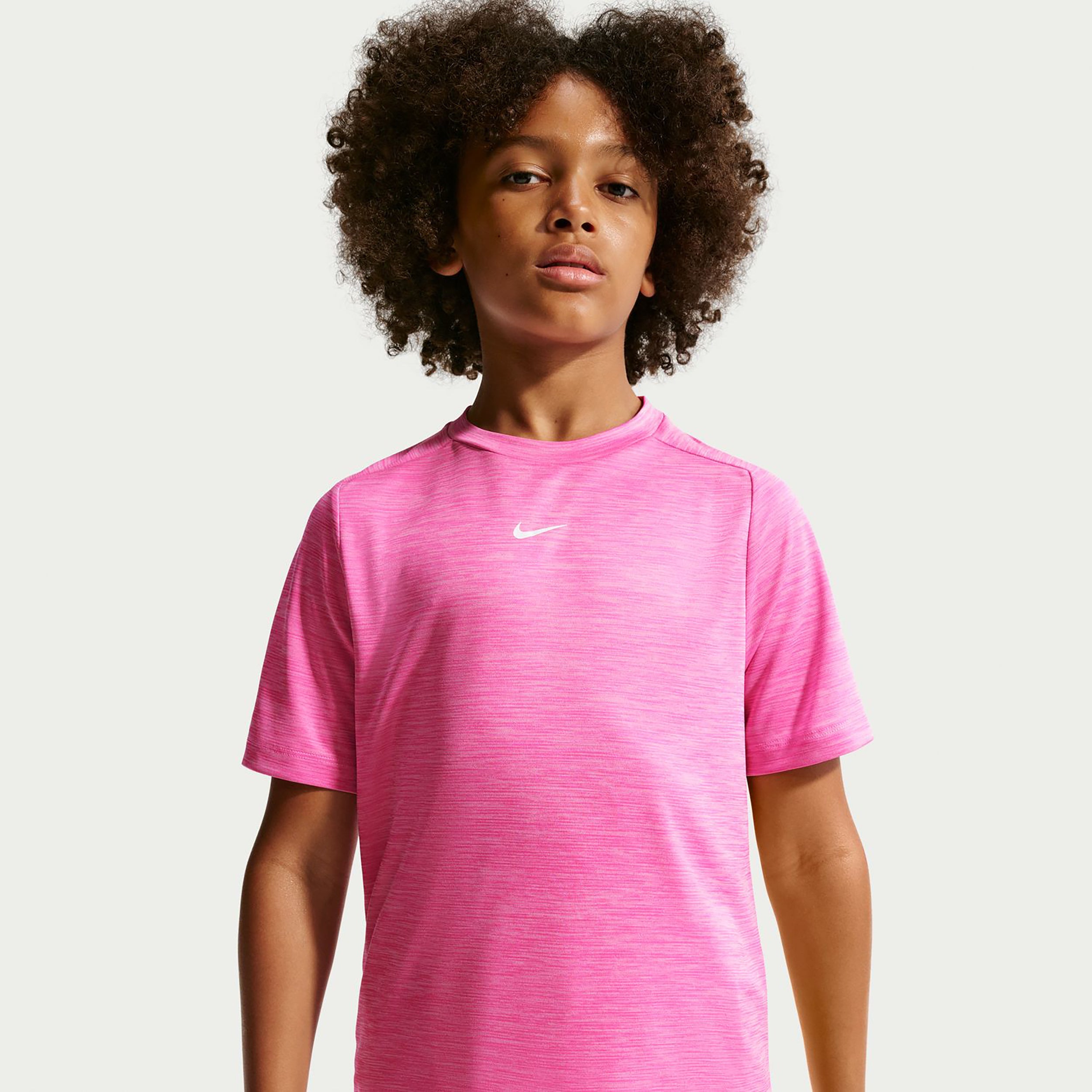 Nike Dri-FIT Multi Heather T-shirt Børn - pink, lyserød