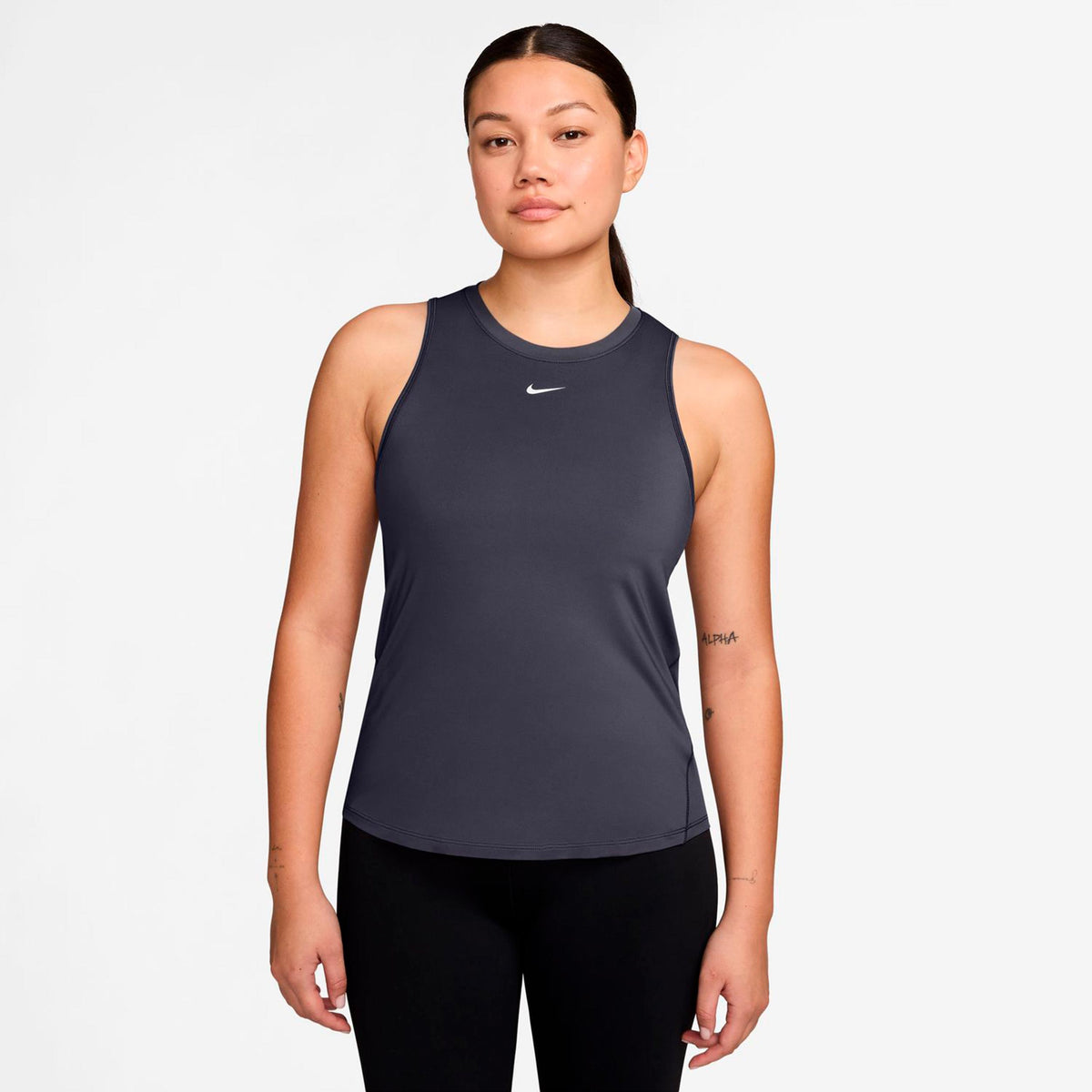 Nike One Dri-Fit Tanktop Damer - mørkegrå