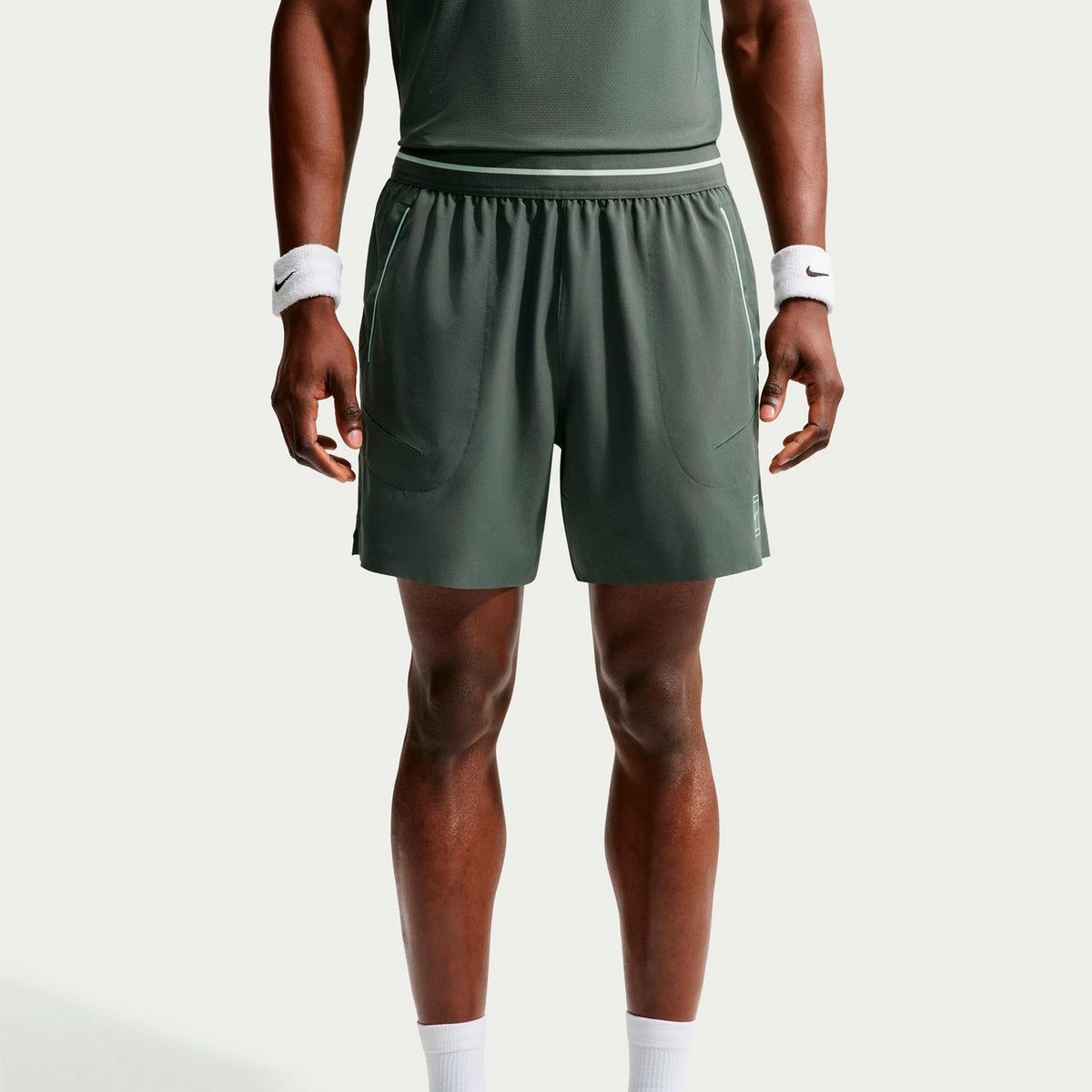 Nike Jannik Sinner Court Dri-FIT Advantage 6in Shorts Herrer - grågrøn