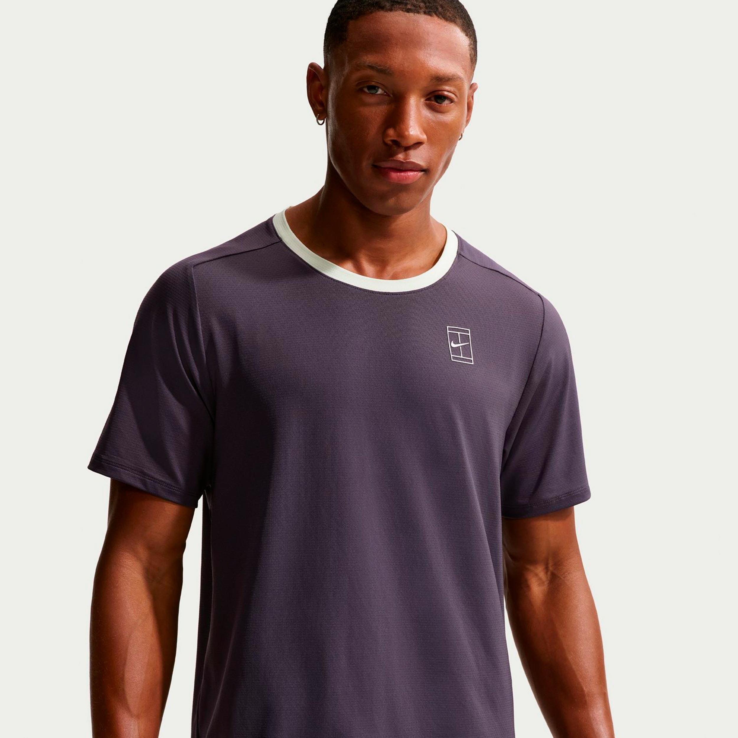 Nike Court Dri-FIT Advantage T-shirt Herrer-lilla