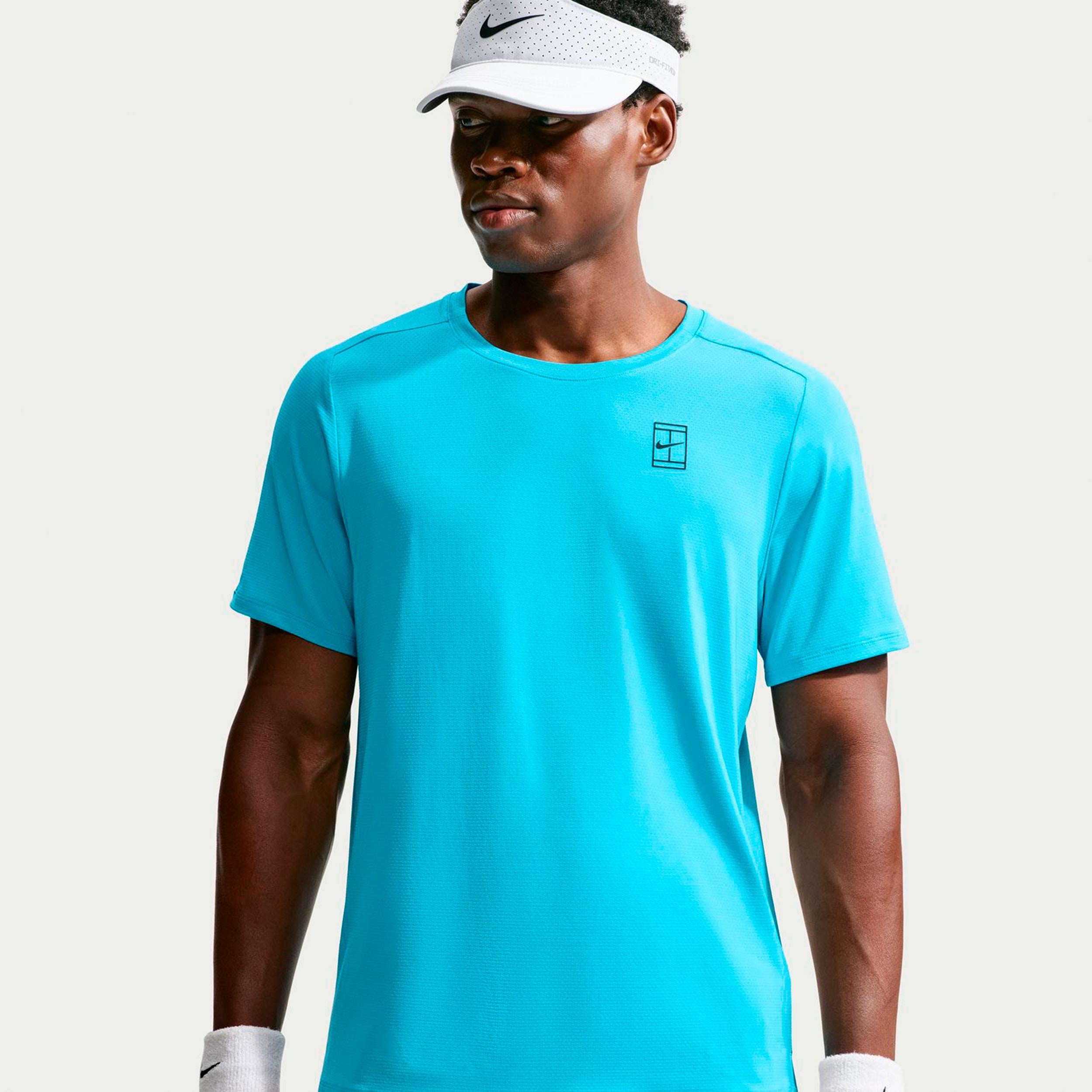 Nike Court Dri-FIT Advantage T-shirt Herrer - turkis