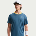 Court Dri-FIT Advantage T-shirt Herrer - blå-grå, gul