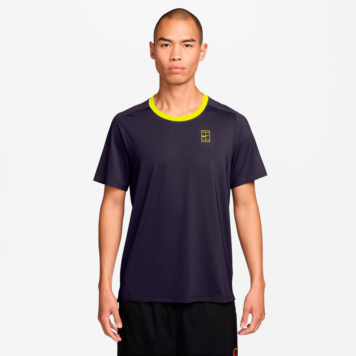 Nike Court Dri-FIT Advantage T-shirt Herrer - mørkelilla